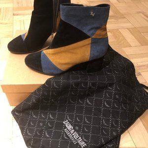 Zadig and Voltaire suede boots